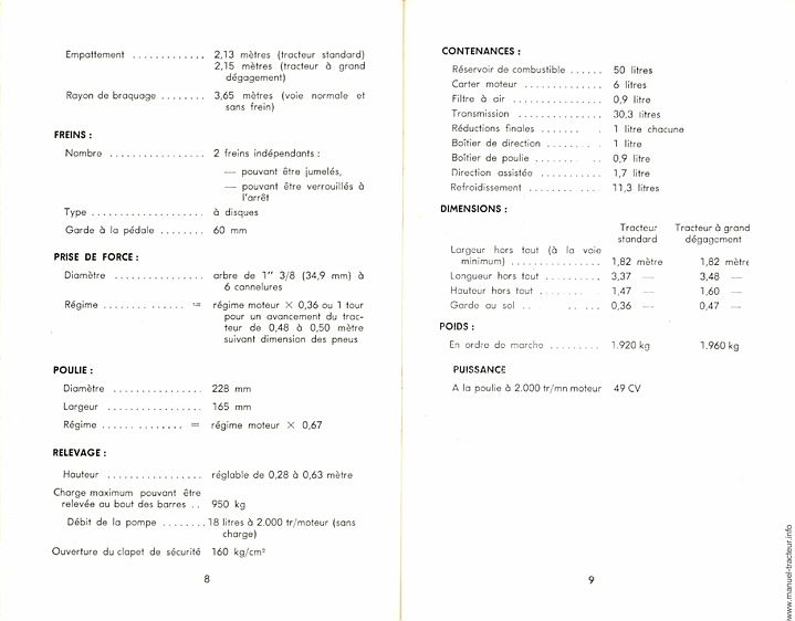 Dernière page de l'aperçu du Notice d'entretien tracteur Massey Ferguson F 865