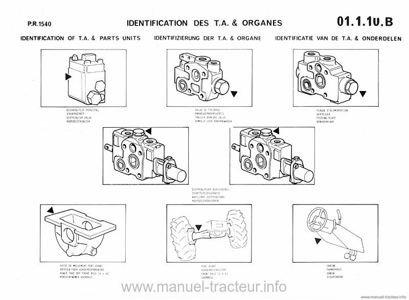 Sixième page du Catalogue pièces Renault 95-12 95-14 103-12 103-14 106-14