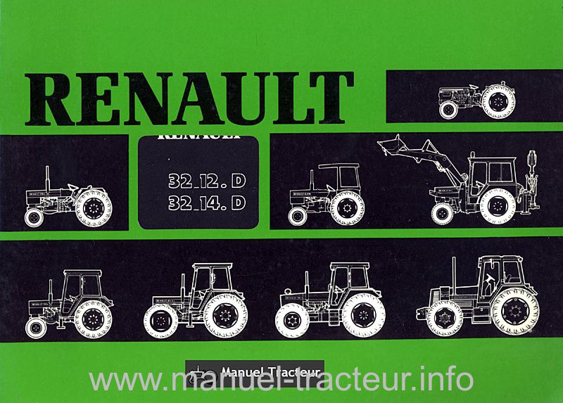Première page de la revue technique - Guide d'entretien RENAULT 32-12 32-14 D