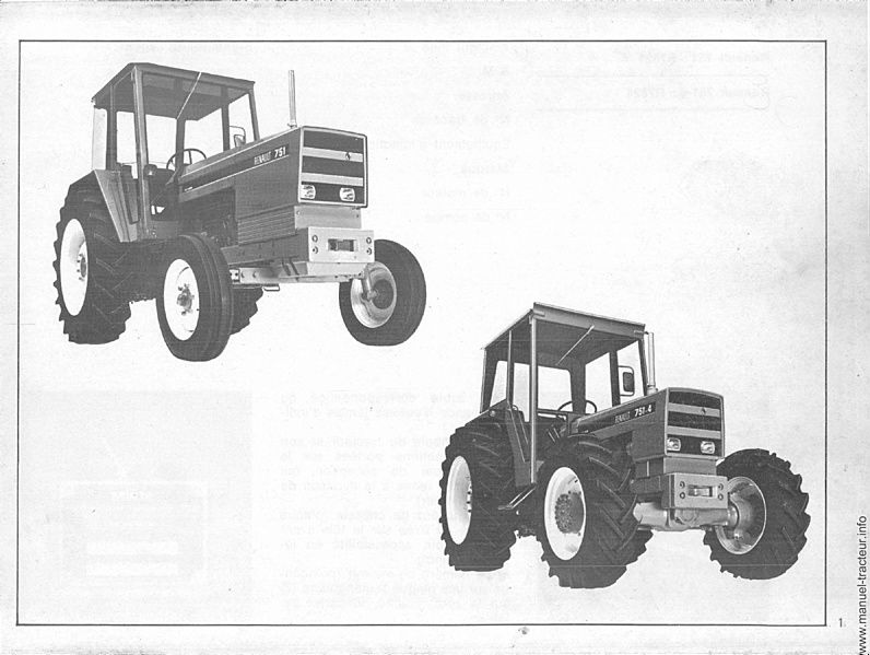 Troisième page du Guide entretien RENAULT 751 751.4