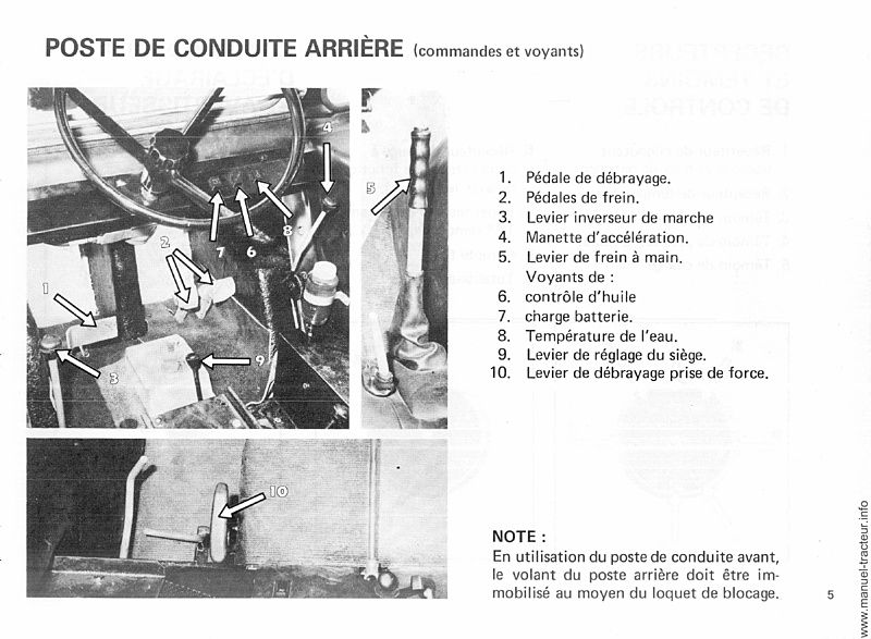 Dernière page de l'aperçu du Livret d'utilisation et d'entretien des tracteurs RENAULT 781 781.4