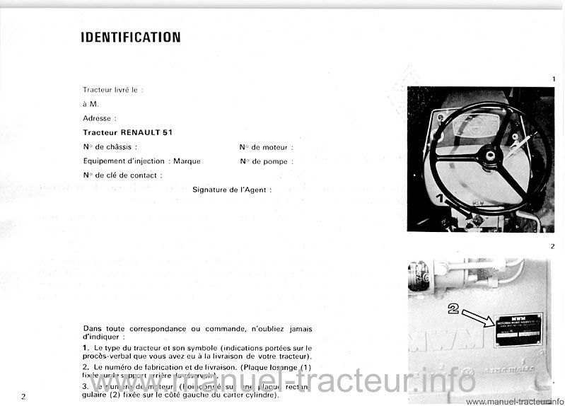 Page 1 du sommaire - Guide d'entretien Renault 51 R7256