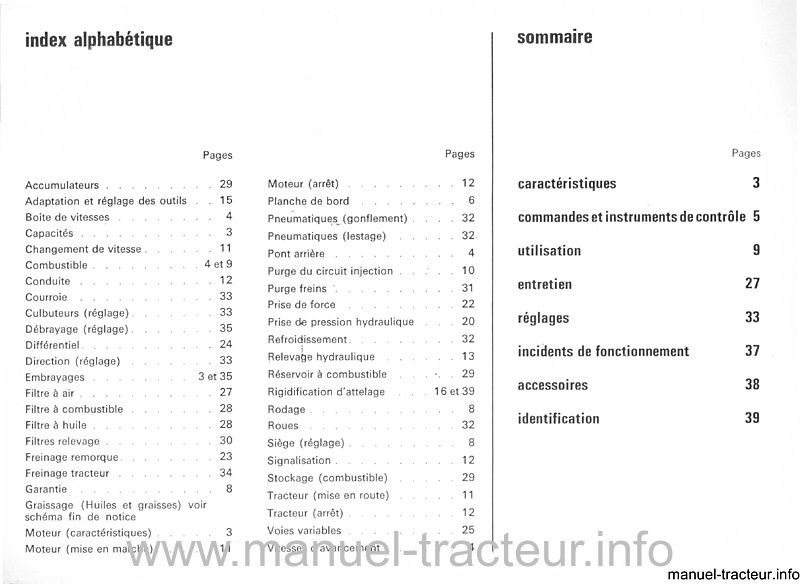 Page 2 du manuel d'atelier - Guide d'utilisation et d'entretien pour le RENAULT 94