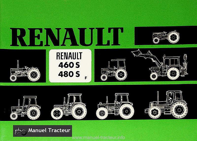 Première page de la revue technique - Livret d'entretien Renault 460s 480s