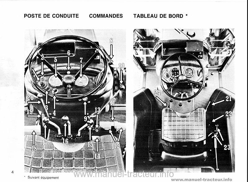Extrait de la notice technique - Guide d'entretien Renault 551s 551-4s
