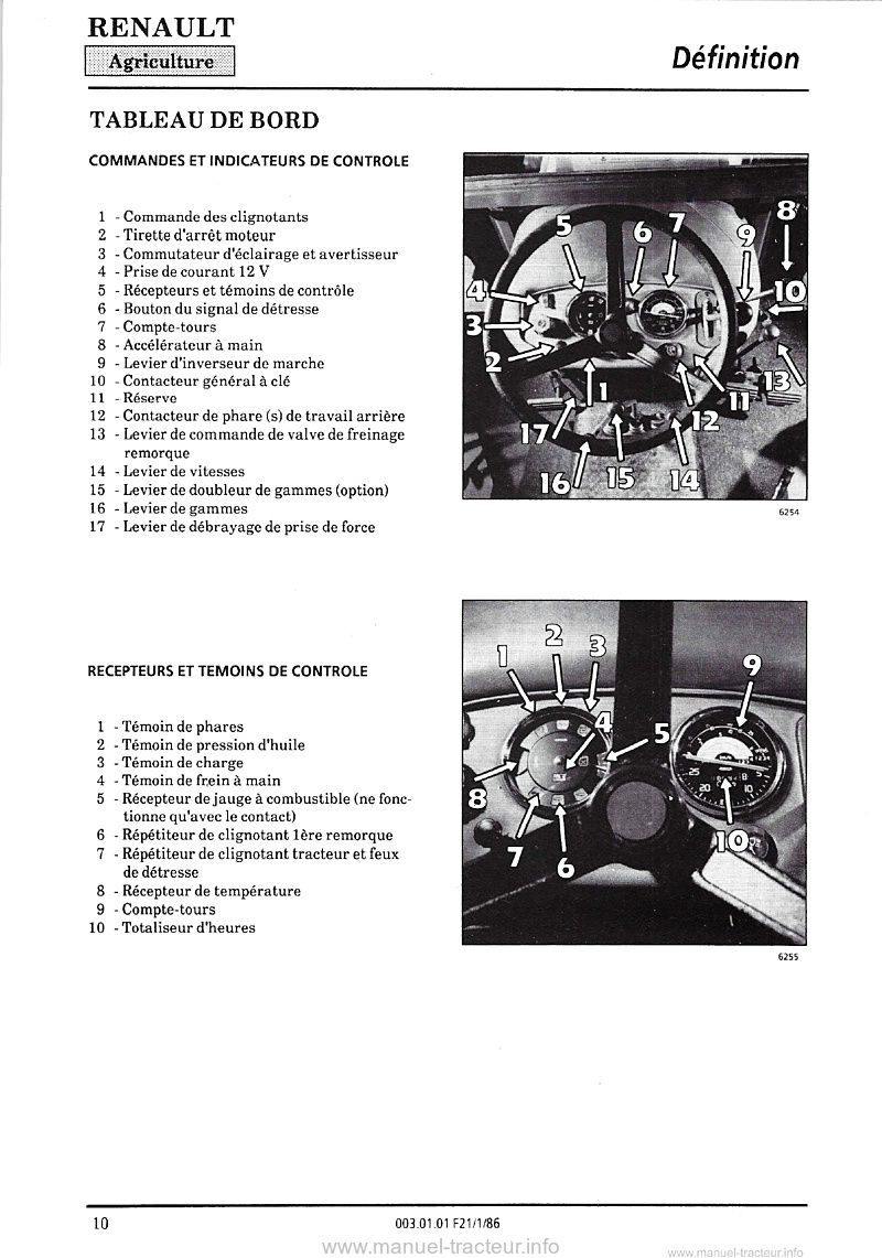 Cinquième page du Livret entretien Renault 58-12LS 58-14LS