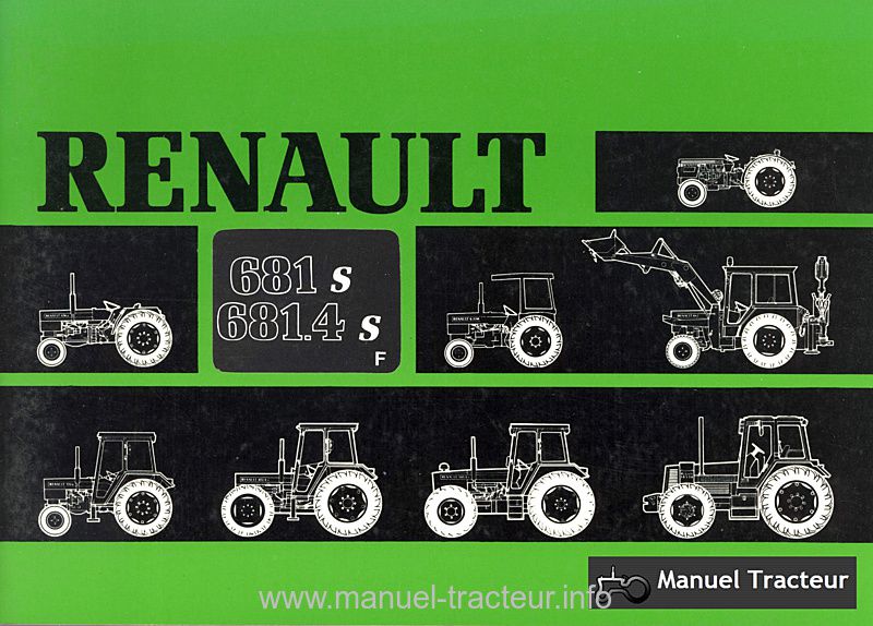 Première page du Livret entretien RENAULT 681s 681.4s