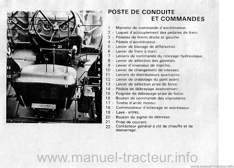 Extrait de la notice technique - Livret d'entretien Renault 981 981-4