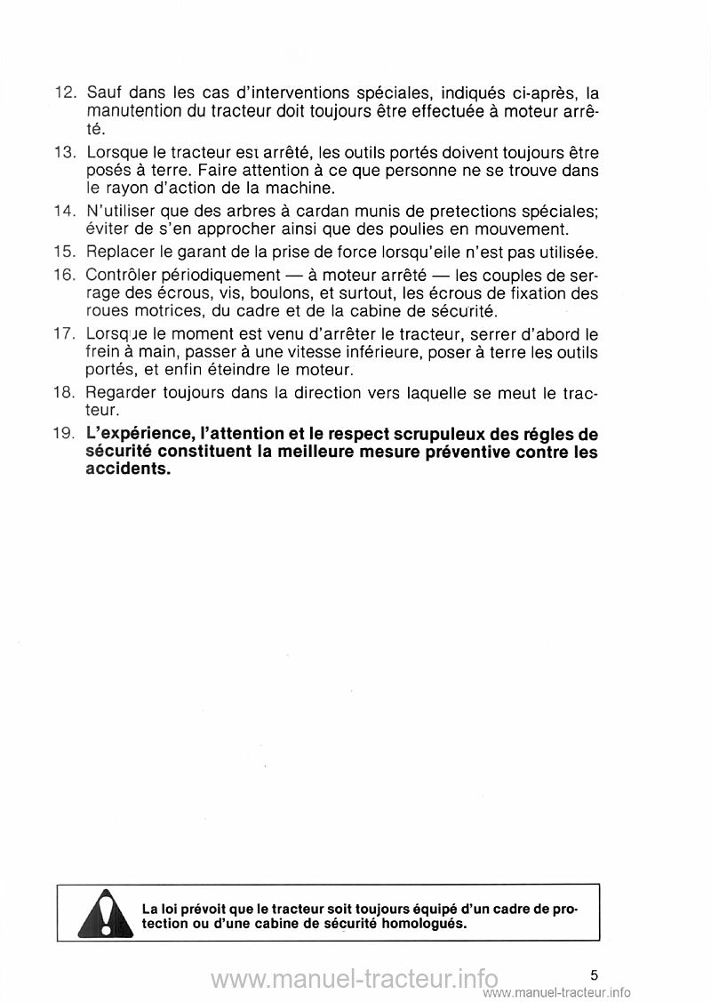 Dernière page de l'aperçu du Guide d'utilisation du Same Galaxy 170