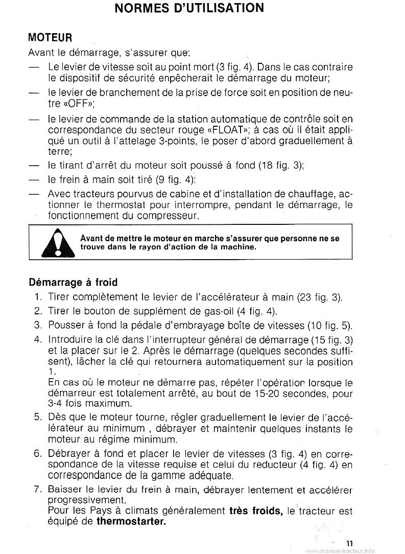 Cinquième page du Livret Entretien Same Trident 130