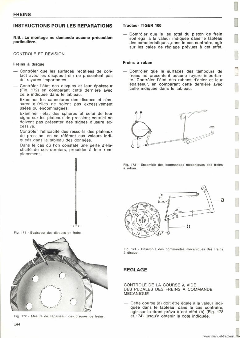 Sixième page du Manuel usine SAME