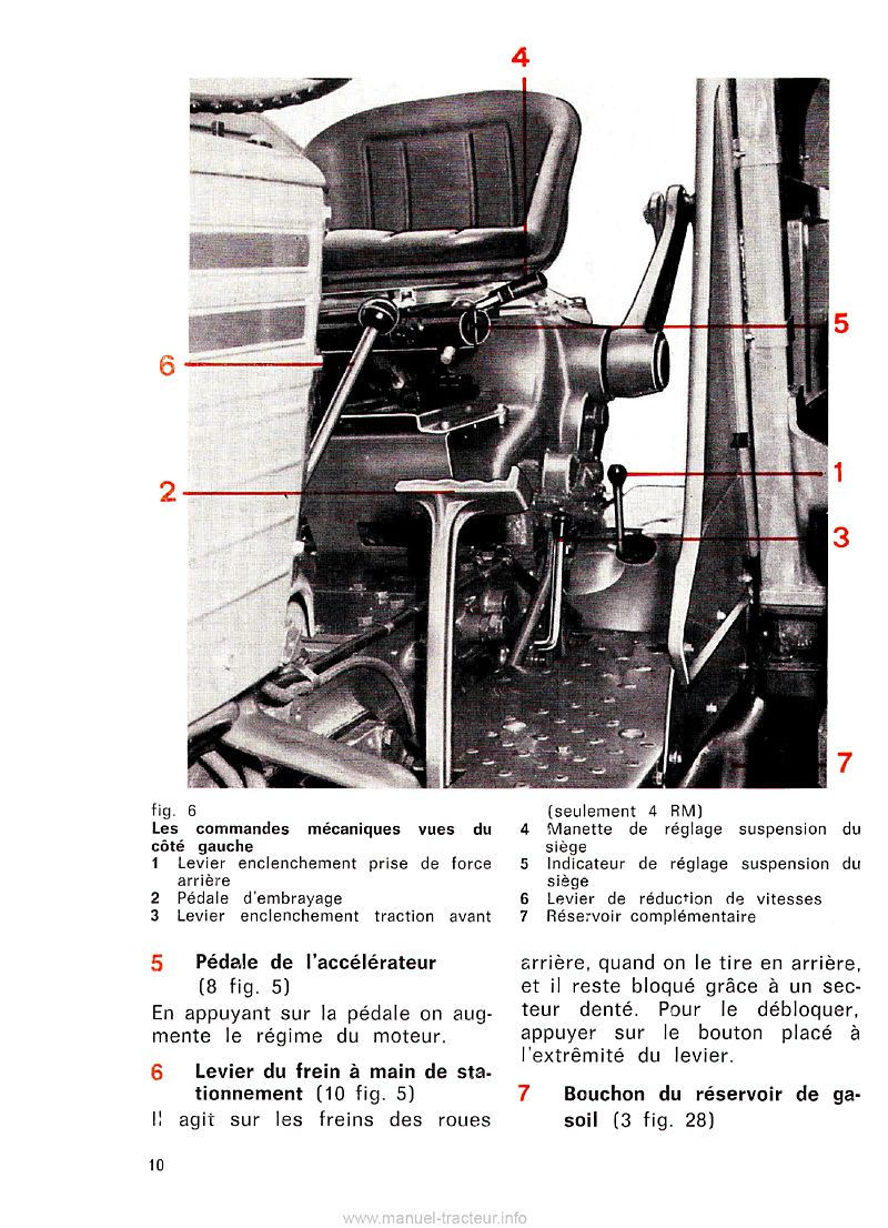 Sixième page du Notice d'entretien et d'utilisation tracteur Same Buffalo 120