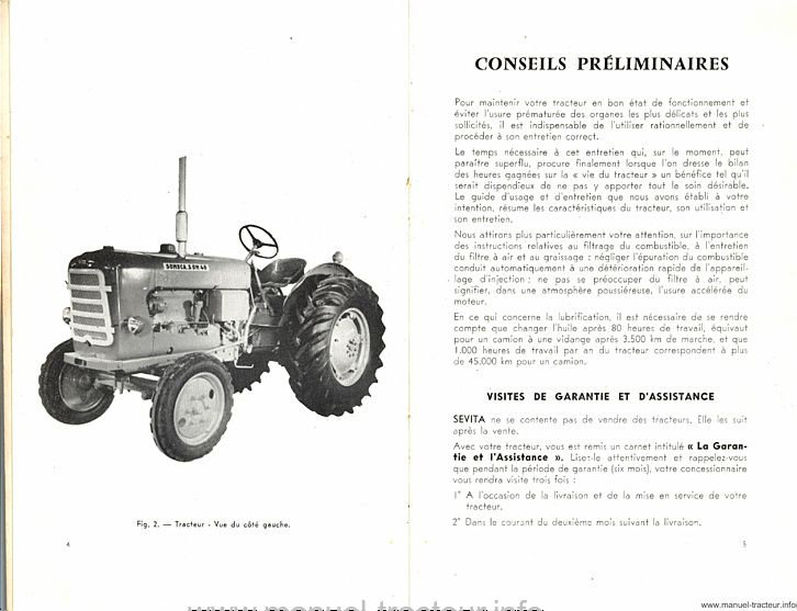 Extrait du guide de réparation - Guide entretien Someca SOM 40