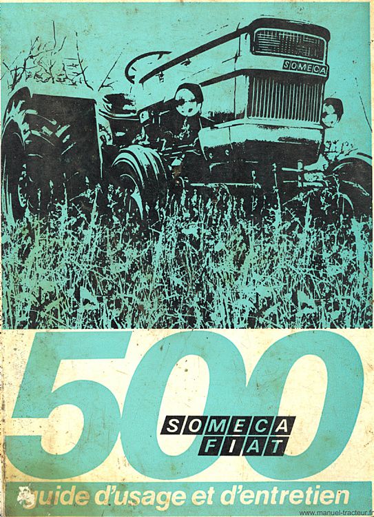 Première page de la revue technique - Guide d'entretien Someca 500