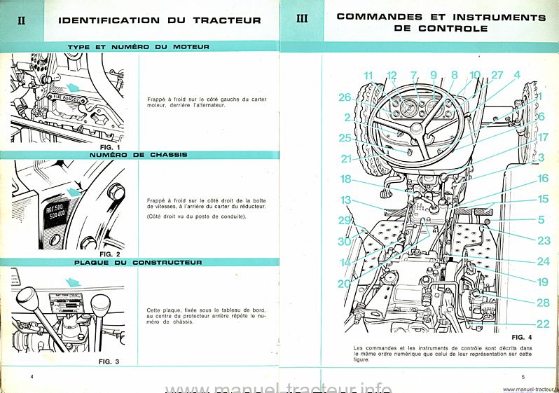 Extrait du guide de réparation - Guide d'entretien Someca 500