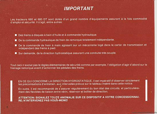 Extrait du guide de réparation - Notice d'entretien Someca 680