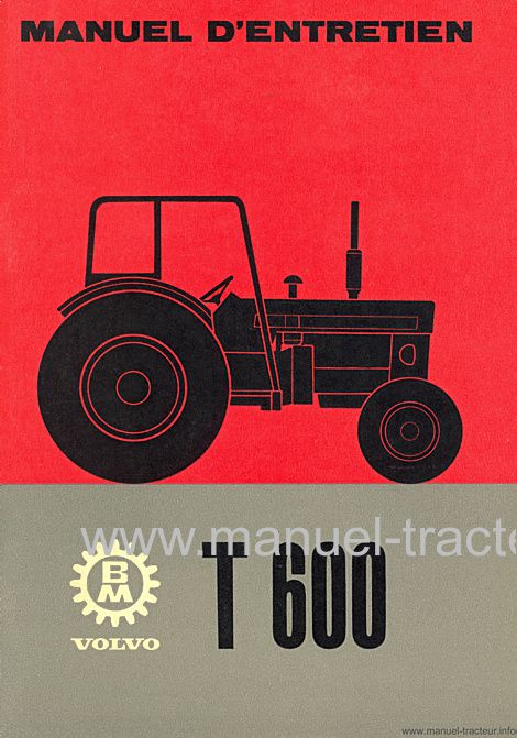 Première page de la revue technique - Livret entretien Volvo T 600