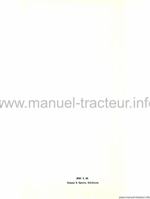 Page 2 du manuel d'atelier - Livret entretien Volvo T 600