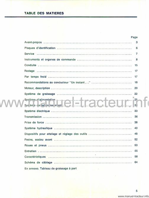 Dernière page de l'aperçu du Livret entretien Volvo T 600