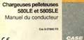 Manuel du conducteur chargeuse pelleteuse CASE 580 LE SLE