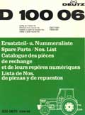 Catalogue pièces détachées DEUTZ 10006