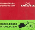 Manuel atelier tracteur DEUTZ D 6006