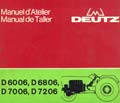 Manuel atelier tracteur deutz D 6006