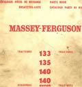 Catalogue de pièces de rechange tracteur massey ferguson 133 135 140 super