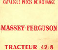 massey ferguson tracteur 42-8 catalogue pieces rechange