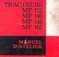 Manuel d'atelier tracteur massey ferguson 135 140 145 165