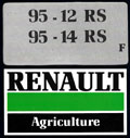 Livret d'entretien et d'utilisation tracteur Renault 95-12RS 95-14RS