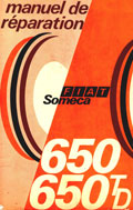 Première page du someca 650DT